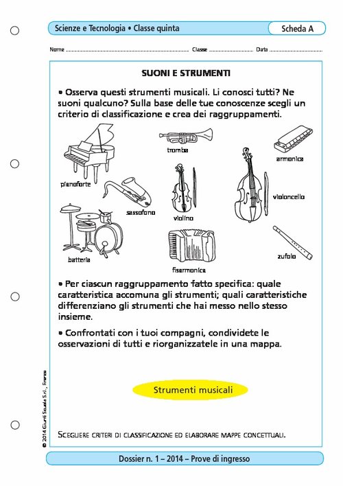 Suoni e strumenti | Giunti Scuola Suoni e strumenti | Giunti Scuola