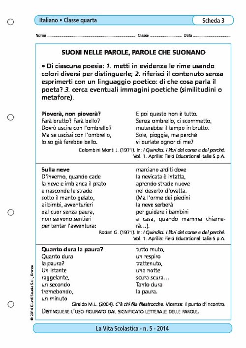 Suoni nelle parole, parole che suonano | Giunti Scuola Suoni nelle parole, parole che suonano | Giunti Scuola