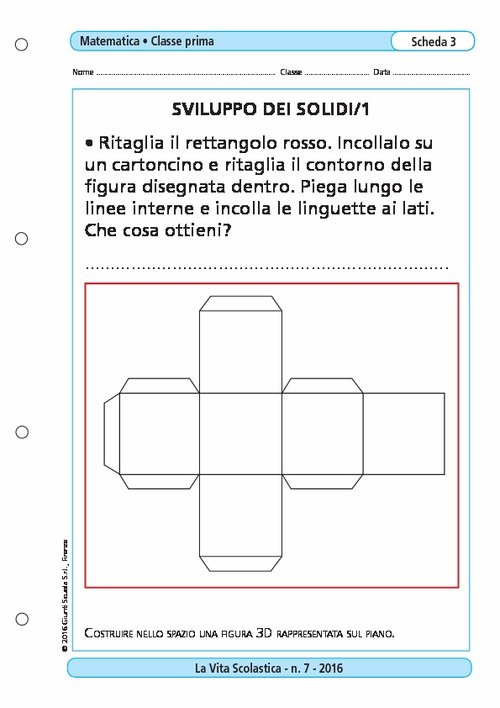Sviluppo dei solidi/1 | Giunti Scuola Sviluppo dei solidi/1 | Giunti Scuola