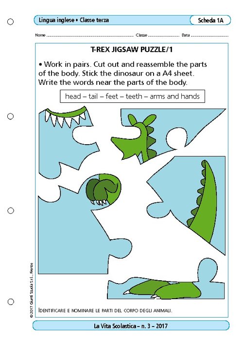 T-Rex jigsaw puzzle/1 | Giunti Scuola