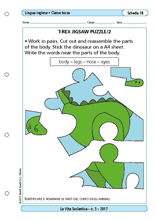 T-Rex jigsaw puzzle/2 | Giunti Scuola