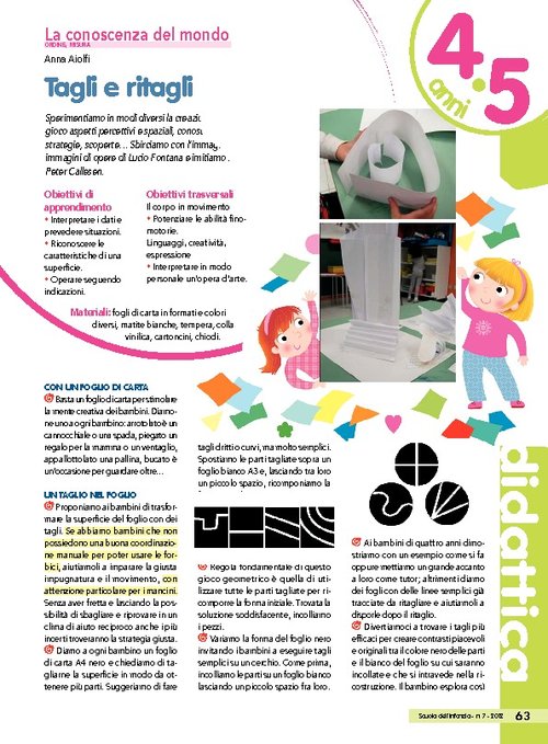 Tagli e ritagli | Giunti Scuola Tagli e ritagli | Giunti Scuola