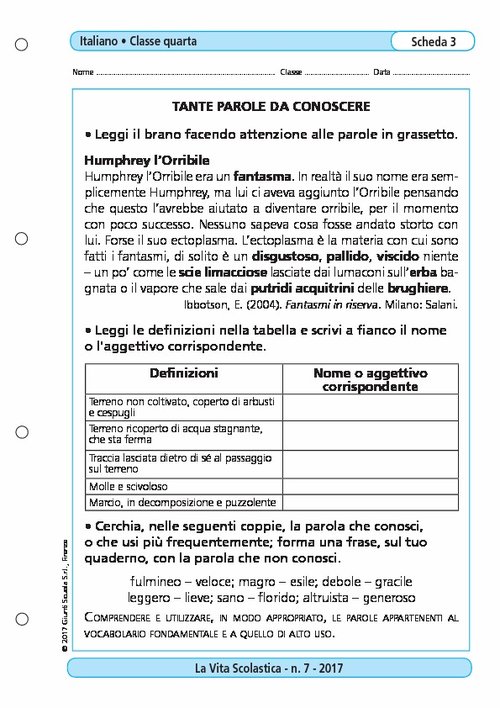 Tante parole da conoscere | Giunti Scuola Tante parole da conoscere | Giunti Scuola