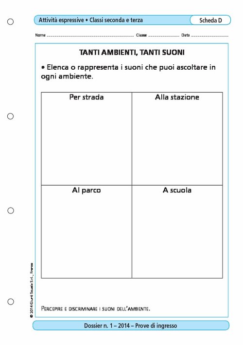 Tanti ambienti, tanti suoni | Giunti Scuola Tanti ambienti, tanti suoni | Giunti Scuola