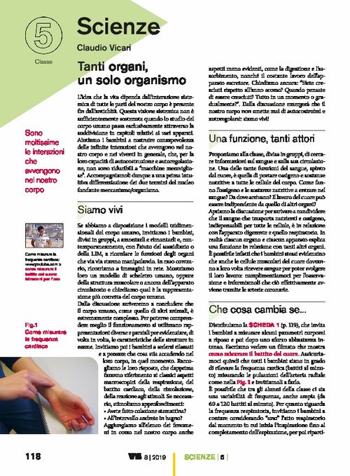 Tanti organi, un solo organismo | Giunti Scuola Tanti organi, un solo organismo | Giunti Scuola