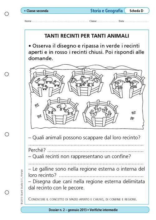 Tanti recinti per tanti animali | Giunti Scuola Tanti recinti per tanti animali | Giunti Scuola