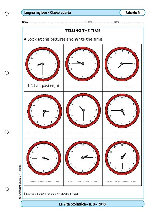 Telling the time | Giunti Scuola