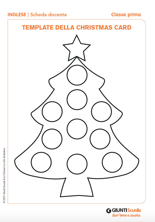 Template della Christmas Card | Giunti Scuola Template della Christmas Card | Giunti Scuola
