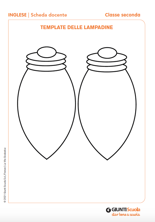 Template delle lampadine | Giunti Scuola Template delle lampadine | Giunti Scuola