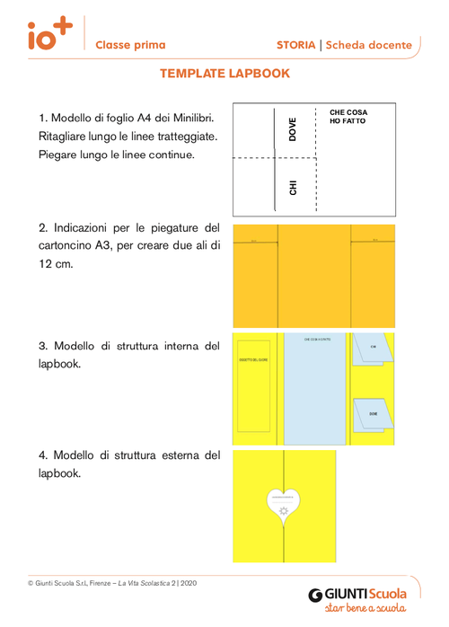 Template lapbook | Giunti Scuola Template lapbook | Giunti Scuola