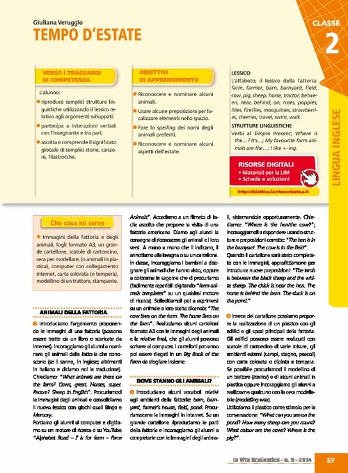 Tempo d'estate | Giunti Scuola