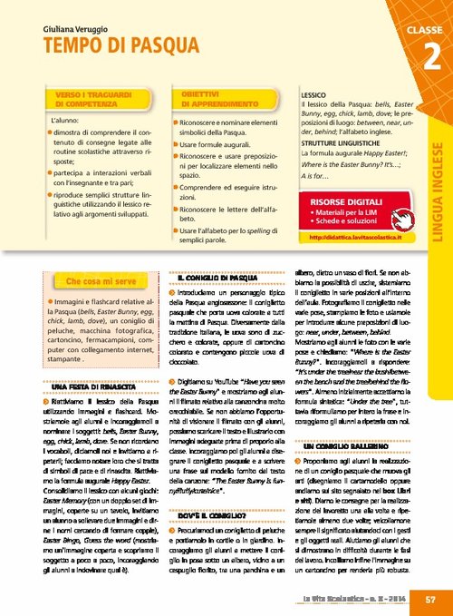 Tempo di Pasqua | Giunti Scuola Tempo di Pasqua | Giunti Scuola