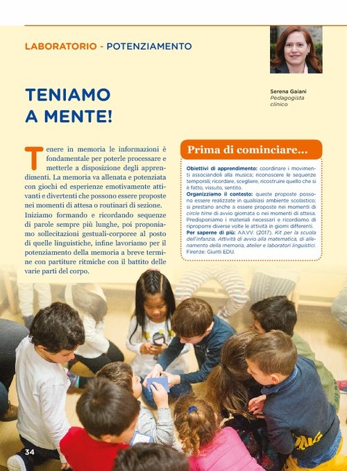 Teniamo a mente! | Giunti Scuola Teniamo a mente! | Giunti Scuola