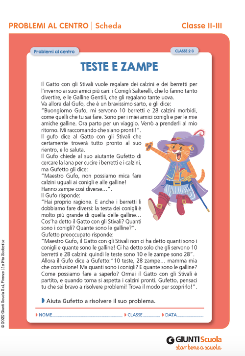 Teste e zampe | Giunti Scuola Teste e zampe | Giunti Scuola