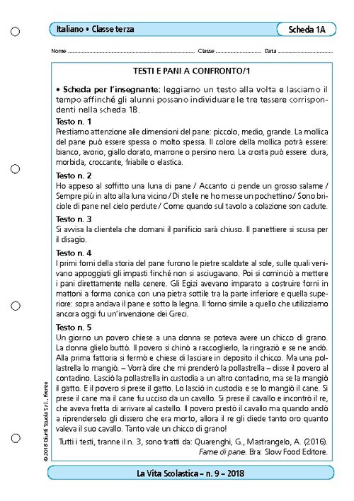 Testi e pani a confronto/1 | Giunti Scuola Testi e pani a confronto/1 | Giunti Scuola
