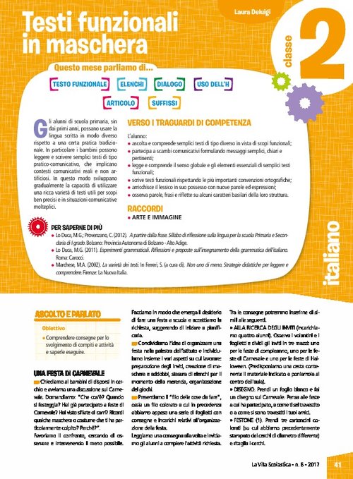 Testi funzionali in maschera | Giunti Scuola