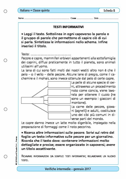 Testi informativi | Giunti Scuola Testi informativi | Giunti Scuola
