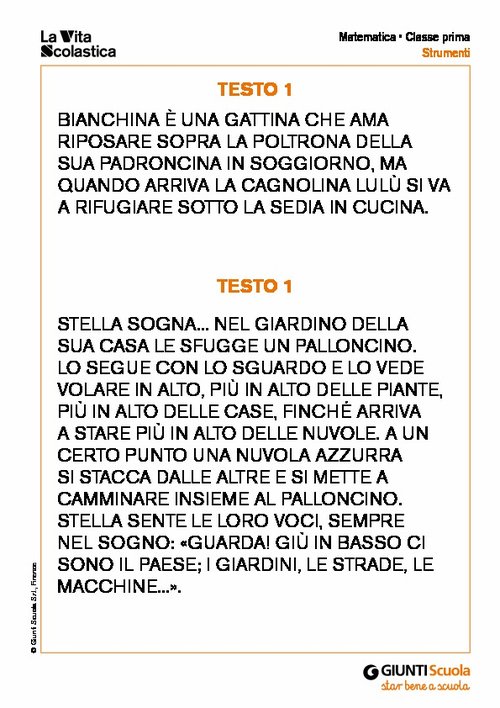 Testi | Giunti Scuola Testi | Giunti Scuola