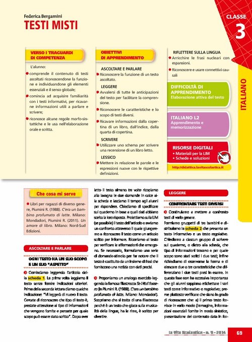 Testi misti | Giunti Scuola Testi misti | Giunti Scuola
