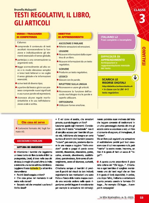 Testi regolativi, il libro, gli articoli | Giunti Scuola Testi regolativi, il libro, gli articoli | Giunti Scuola