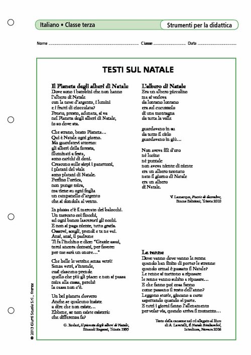 Testi sul Natale | Giunti Scuola Testi sul Natale | Giunti Scuola