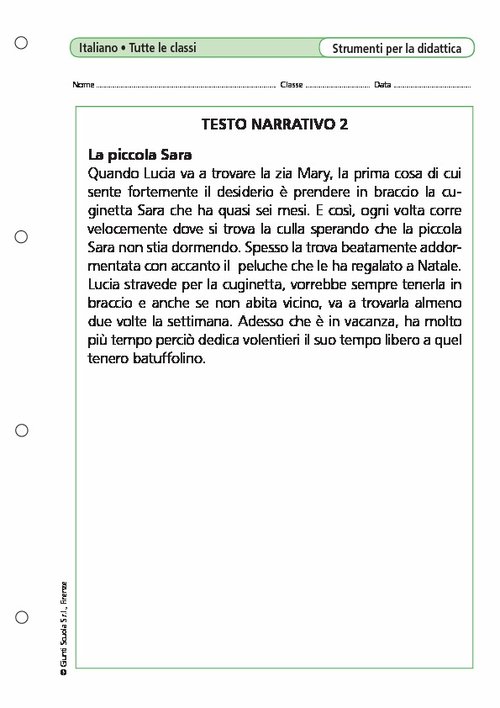 Testo narrativo/2 | Giunti Scuola