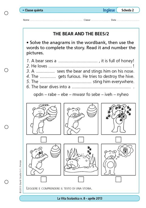 The bear and the bees/2 | Giunti Scuola The bear and the bees/2 | Giunti Scuola