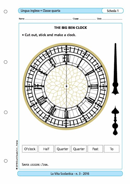 The Big Ben clock | Giunti Scuola The Big Ben clock | Giunti Scuola