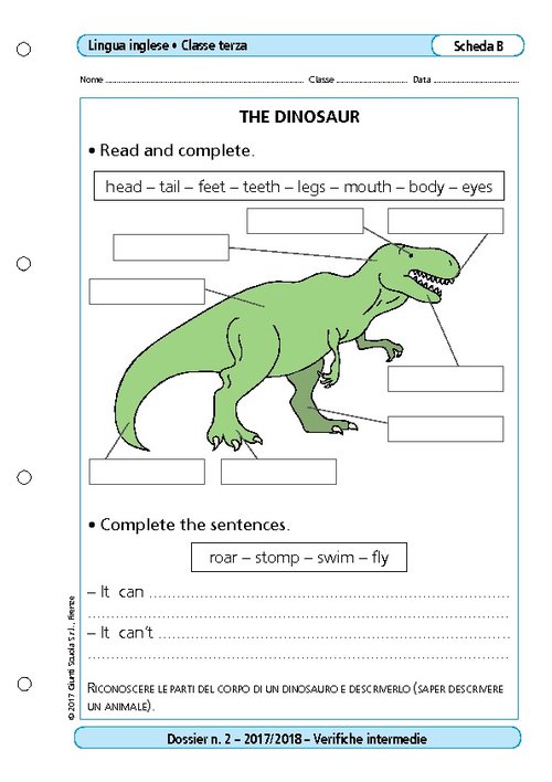 The dinosaur | Giunti Scuola