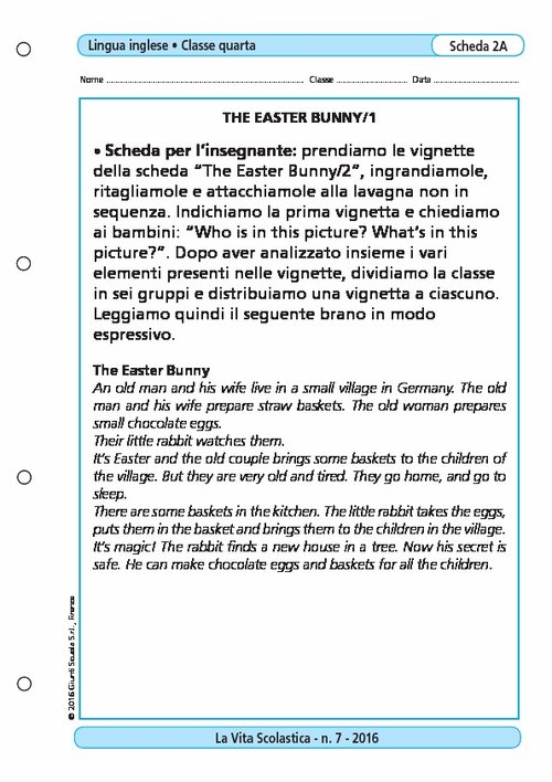 The Easter bunny/1 | Giunti Scuola