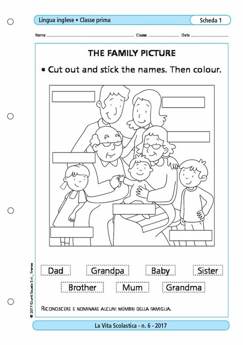 The family picture | Giunti Scuola The family picture | Giunti Scuola