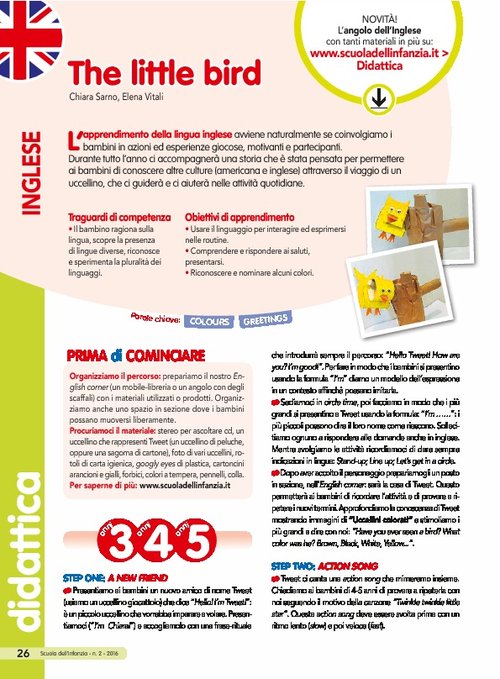 The little bird | Giunti Scuola