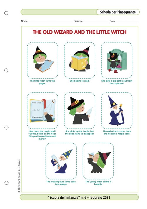 The old wizard and the little witch - Flashcards | Giunti Scuola The old wizard and the little witch - Flashcards | Giunti Scuola