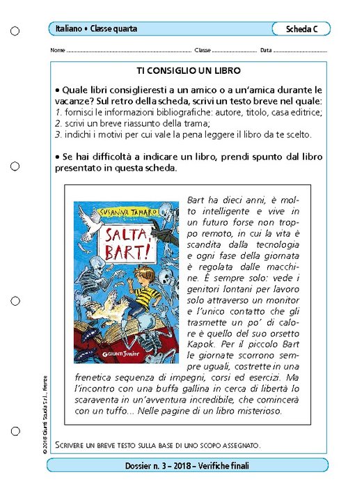 Ti consiglio un libro | Giunti Scuola Ti consiglio un libro | Giunti Scuola