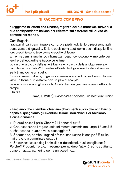 Ti racconto come vivo | Giunti Scuola Ti racconto come vivo | Giunti Scuola