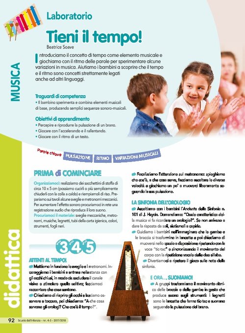 Tieni il tempo! | Giunti Scuola Tieni il tempo! | Giunti Scuola