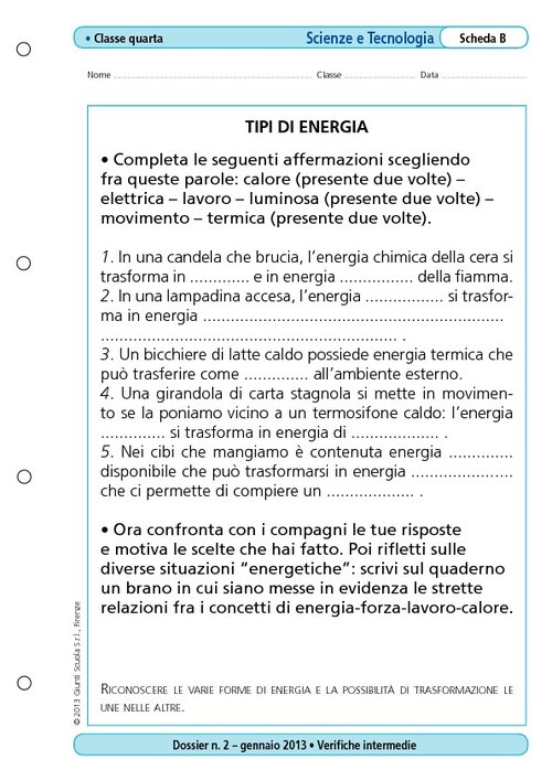 Tipi di energia | Giunti Scuola Tipi di energia | Giunti Scuola