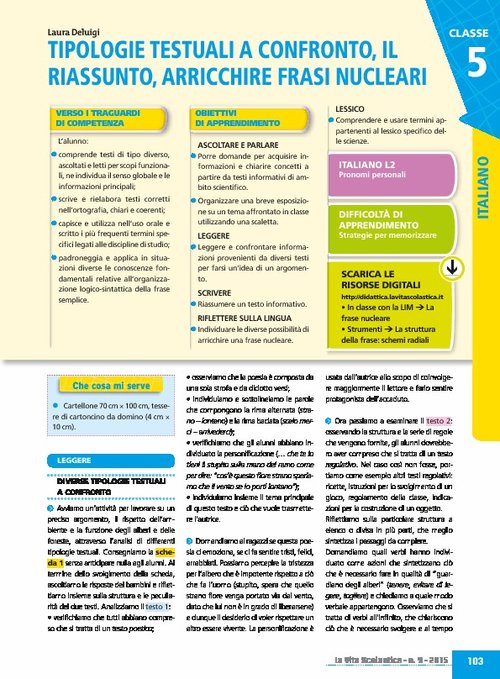 Tipologie testuali a confronto, il riassunto, arricchire frasi nucleari | Giunti Scuola Tipologie testuali a confronto, il riassunto, arricchire frasi nucleari | Giunti Scuola