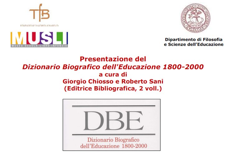 Torino - Presentazione del "Dizionario Biografico dell'Educazione 1800-2000" | Giunti Scuola
