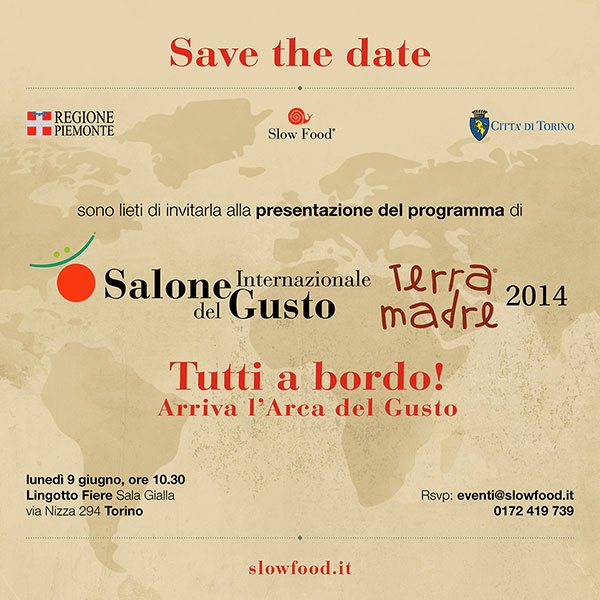Torino - Presentazione programma del Salone Internazionale del Gusto e Terra Madre 2014 | Giunti Scuola