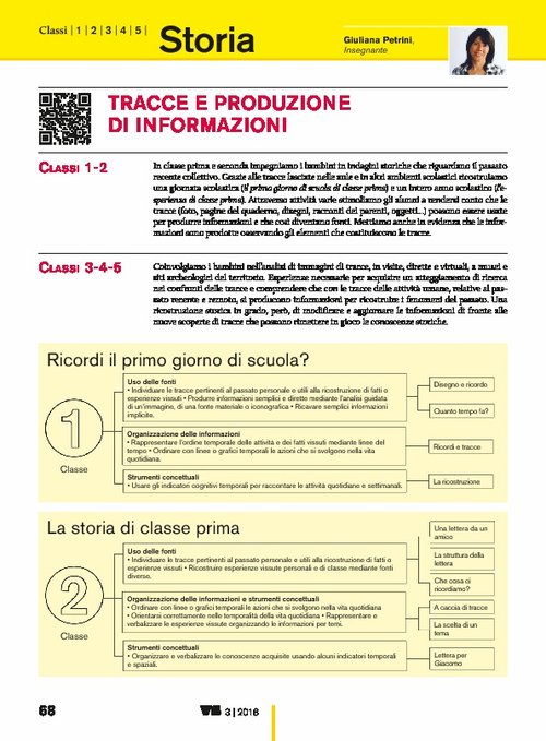 Tracce e produzione di informazioni | Giunti Scuola Tracce e produzione di informazioni | Giunti Scuola