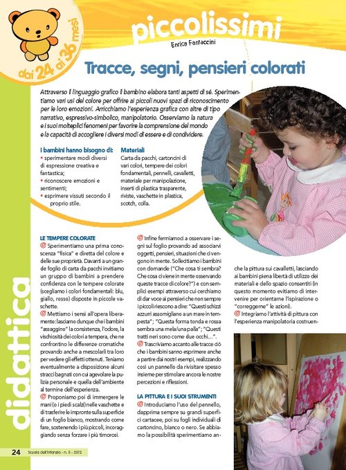 Tracce, segni, pensieri colorati | Giunti Scuola