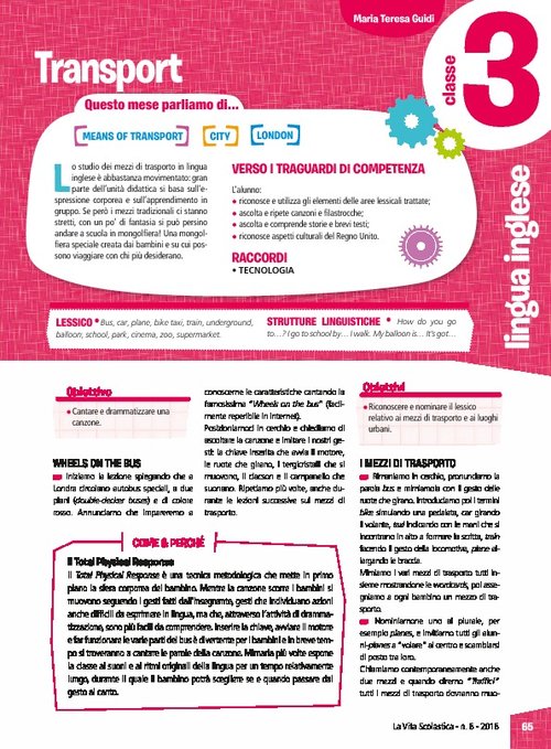 Transport | Giunti Scuola Transport | Giunti Scuola
