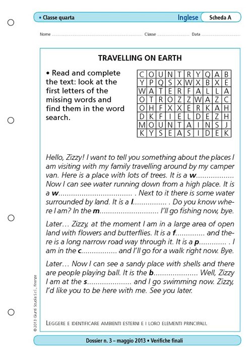 Travelling on Earth | Giunti Scuola Travelling on Earth | Giunti Scuola