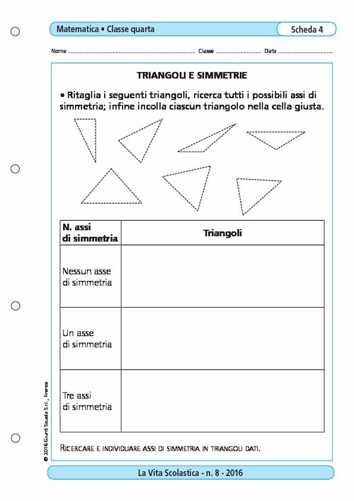 Triangoli e simmetrie | Giunti Scuola Triangoli e simmetrie | Giunti Scuola