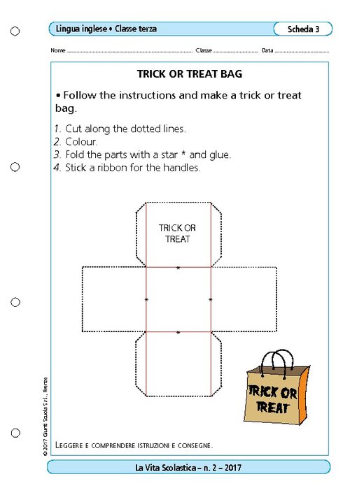 Trick or treat bag | Giunti Scuola