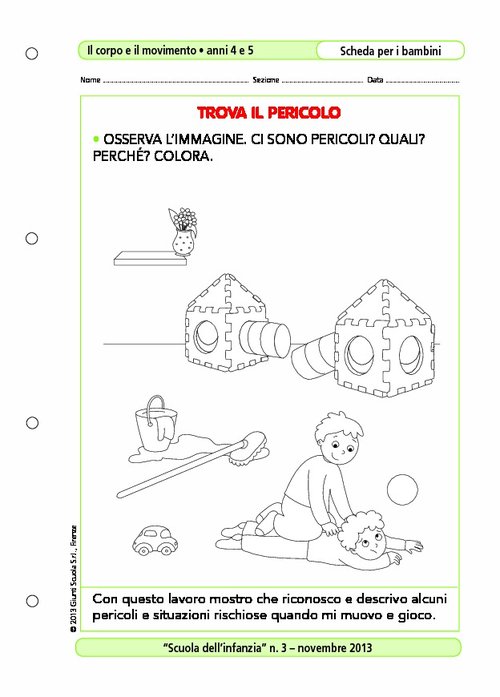Trova il pericolo | Giunti Scuola Trova il pericolo | Giunti Scuola