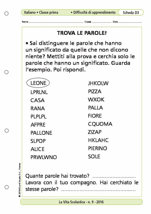 Trova le parole! | Giunti Scuola Trova le parole! | Giunti Scuola