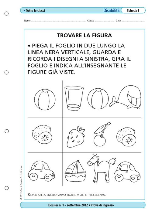Trovare la figura | Giunti Scuola Trovare la figura | Giunti Scuola