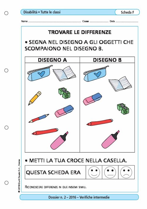 Trovare le differenze | Giunti Scuola Trovare le differenze | Giunti Scuola